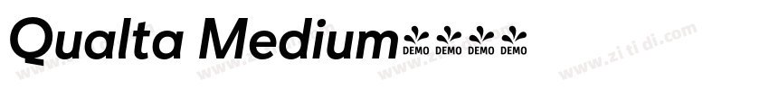 Qualta Medium字体转换